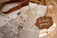 Load image into Gallery viewer, Bear Farmer's Market Tote Bag
