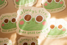Load image into Gallery viewer, Frog "froggo" vinyl sticker 🐸
