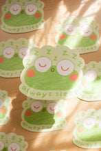 Load image into Gallery viewer, Frog "froggo" vinyl sticker 🐸