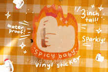 Load image into Gallery viewer, Spicy Baby Chicken Keychain & Sticker