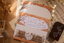Load image into Gallery viewer, Autumn Leaves Notepad Memo Pad