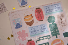 Load image into Gallery viewer, Japan Trip Sticker Sheet