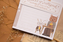 Load image into Gallery viewer, Bear & Bunny Bakery Memo Pad
