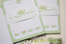 Load image into Gallery viewer, Froggo frog Memo Pad