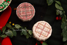 Load image into Gallery viewer, Gingham Holiday Red Washi Tapes