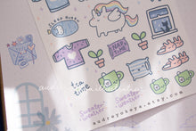 Load image into Gallery viewer, Cozy and Cute Sticker Sheet