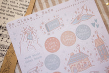 Load image into Gallery viewer, Be Clean & Safe Sticker Sheet