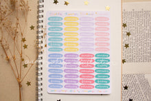 Load image into Gallery viewer, Planner Weekly Sticker Sheets - 10 Diff Kinds!