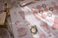 Load image into Gallery viewer, Dusty Rose Printable Pages | Stickers, Memos, Tiny Envelopes