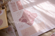 Load image into Gallery viewer, Dusty Rose Printable Pages | Stickers, Memos, Tiny Envelopes