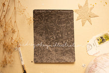 Load image into Gallery viewer, Aesthetic Kraft Stars | Map Stamps | Map stars Textures Sticker Sheets - 3 Diff Kinds!