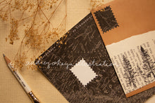 Load image into Gallery viewer, Aesthetic Kraft Stars | Map Stamps | Map stars Textures Sticker Sheets - 3 Diff Kinds!