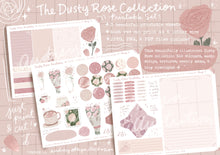 Load image into Gallery viewer, Dusty Rose Printable Pages | Stickers, Memos, Tiny Envelopes