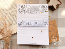 Load image into Gallery viewer, Greenhouse Notepad & Sticker Sheet