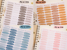 Load image into Gallery viewer, Planner Weekly Sticker Sheets - 10 Diff Kinds!