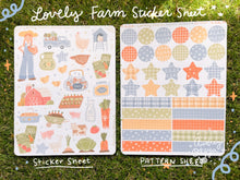 Load image into Gallery viewer, Lovely Farm Sticker Sheet & Pattern Sheet