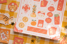 Load image into Gallery viewer, Chinese New Year Sticker Sheets | Year of the Tiger Sticker Sheet