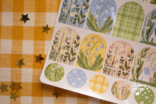 Load image into Gallery viewer, Spring Time Floral Windows Sticker Sheet