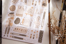 Load image into Gallery viewer, Aesthetic Girls Sticker Sheets - 3 Diff Kinds!