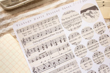 Load image into Gallery viewer, Vintage Music Sticker Sheet