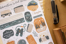 Load image into Gallery viewer, Adventure is Out There Sticker Sheet