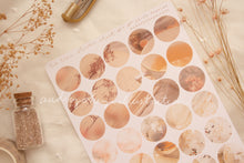 Load image into Gallery viewer, Tea Time Circles Sticker Sheet