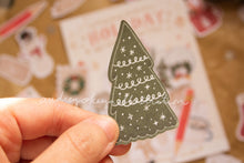 Load image into Gallery viewer, Holiday Christmas Die-Cut Sticker Flakes