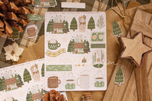 Load image into Gallery viewer, Bear Cafe Sticker Sheet