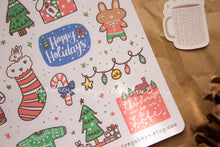 Load image into Gallery viewer, i friggin love Christmas Sticker Sheet | Holiday Sticker Sheet