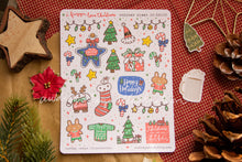 Load image into Gallery viewer, i friggin love Christmas Sticker Sheet | Holiday Sticker Sheet