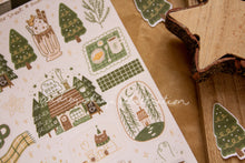 Load image into Gallery viewer, Bear Cafe Sticker Sheet