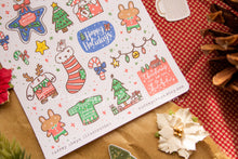 Load image into Gallery viewer, i friggin love Christmas Sticker Sheet | Holiday Sticker Sheet