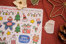 Load image into Gallery viewer, i friggin love Christmas Sticker Sheet | Holiday Sticker Sheet