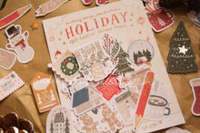 Load image into Gallery viewer, Holiday Christmas Die-Cut Sticker Flakes