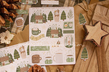 Load image into Gallery viewer, Bear Cafe Sticker Sheet