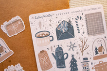 Load image into Gallery viewer, Calm Winter Holiday Christmas Sticker Sheets