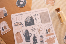 Load image into Gallery viewer, Calm Winter Holiday Christmas Sticker Sheets