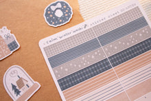 Load image into Gallery viewer, Calm Winter Holiday Christmas Sticker Sheets