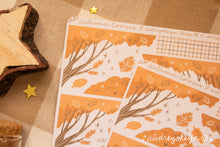 Load image into Gallery viewer, Autumn Corner Sticker Sheet | Grove Corner Sticker Sheet