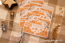 Load image into Gallery viewer, Autumn Corner Sticker Sheet | Grove Corner Sticker Sheet