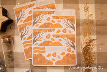 Load image into Gallery viewer, Autumn Corner Sticker Sheet | Grove Corner Sticker Sheet