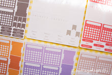 Load image into Gallery viewer, Monthly Habit Tracker Sticker Sheets | 13 Different Colors