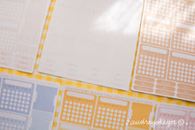 Load image into Gallery viewer, Monthly Habit Tracker Sticker Sheets | 13 Different Colors