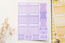 Load image into Gallery viewer, Monthly Habit Tracker Sticker Sheets | 13 Different Colors