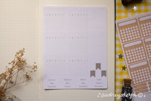 Load image into Gallery viewer, Monthly Habit Tracker Sticker Sheets | 13 Different Colors