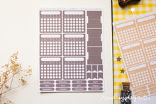 Load image into Gallery viewer, Monthly Habit Tracker Sticker Sheets | 13 Different Colors