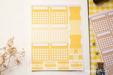 Load image into Gallery viewer, Monthly Habit Tracker Sticker Sheets | 13 Different Colors