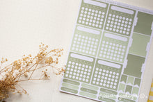 Load image into Gallery viewer, Monthly Habit Tracker Sticker Sheets | 13 Different Colors