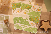 Load image into Gallery viewer, Autumn Corner Sticker Sheet | Grove Corner Sticker Sheet