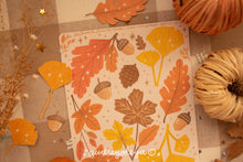 Load image into Gallery viewer, Autumn Leaves Sticker sheet | Fall Autumn Bullet Journaling Stickers